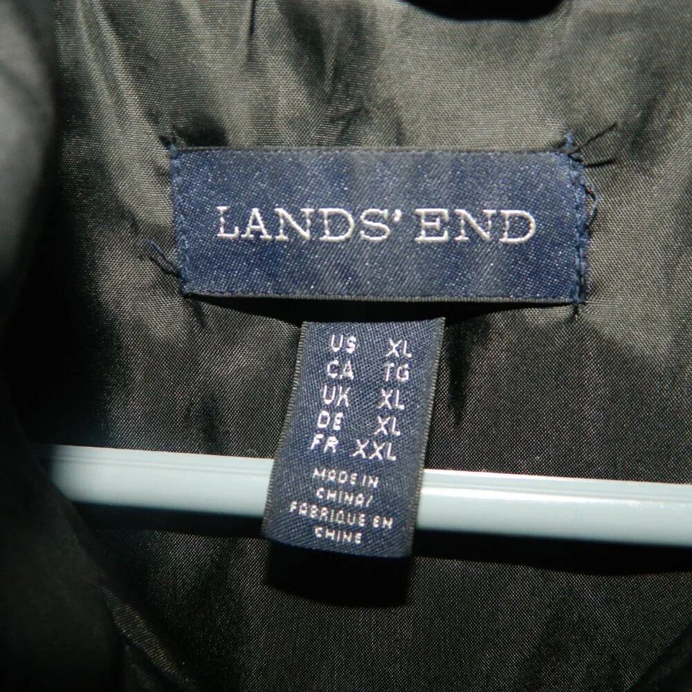 Lands' End Sleeveless Puffer Vest Womens Size XL (VV-25) - Picture 2 of 4
